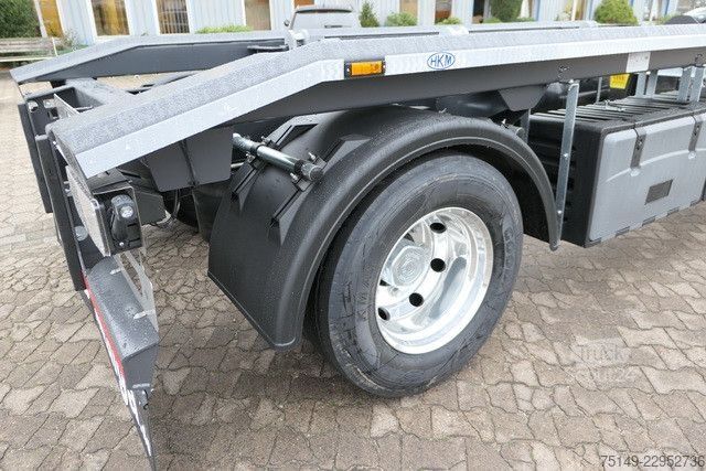 Odvozna prikolica HKM G 18 ZL 5,0, Außenroller, Alu-Felgen,7m Behälter