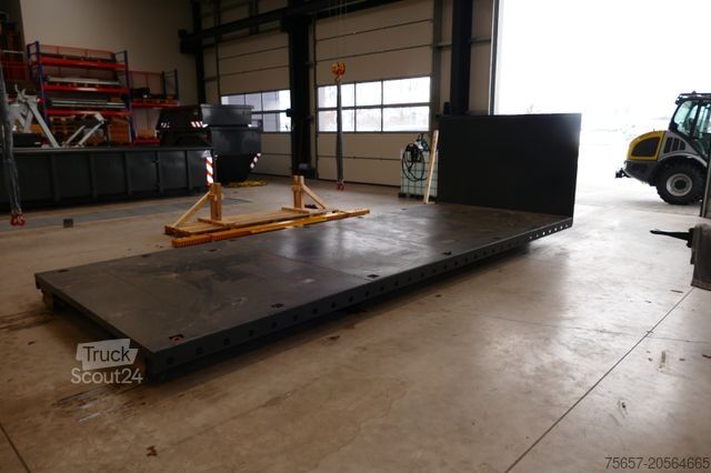 Žemagrindė platforma priekaba  Abrollcontainer - Plattform