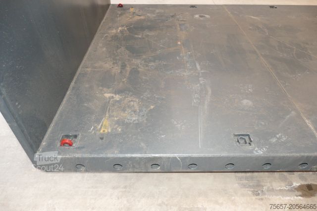 Žemagrindė platforma priekaba  Abrollcontainer - Plattform