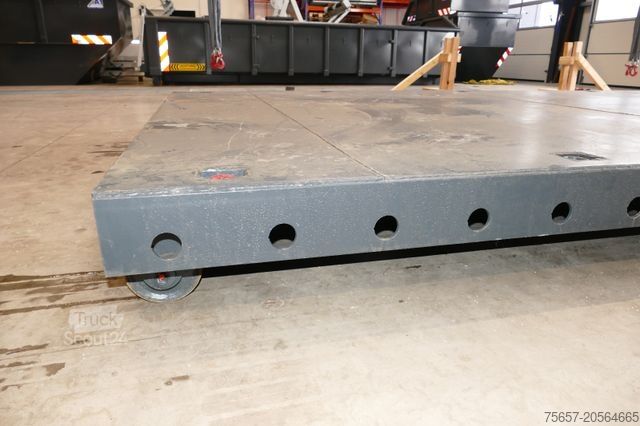 Žemagrindė platforma priekaba  Abrollcontainer - Plattform