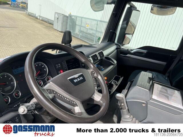 Autocarro con cassone fisso MAN TGS 26.360/400 6x2-4 BL, Lenk-/Lift, Kran Atlas AK