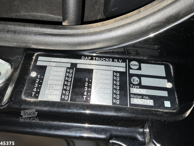 Camion-benne avec grue DAF FAX CF 480 Euro 6 HMF 21 Tonmeter laadkraan