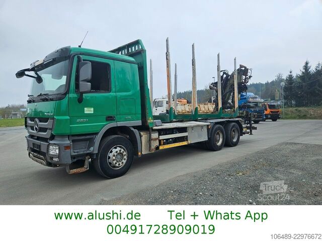Tømmerbil MERCEDES-BENZ 2651  6X4 BB MP3 Kran Epsilon 105