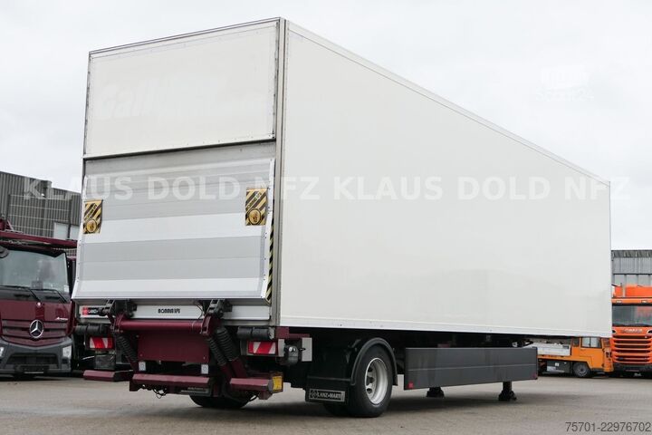 Hűtő félpótkocsi Lanz + Marti SA 20 Kühlkoffer LBW Lenkachse