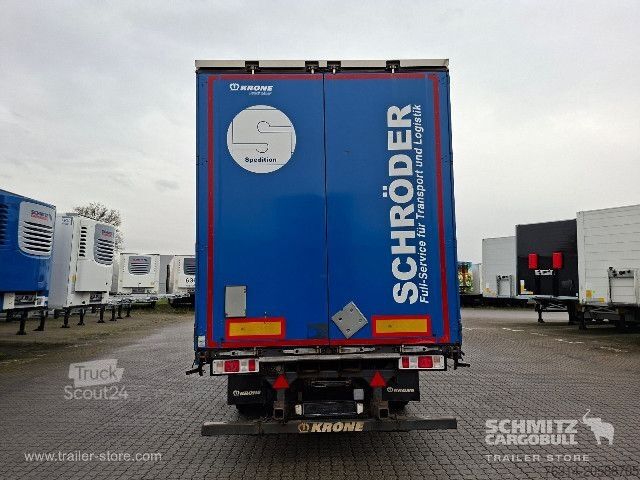 Åben sættevogn med presenning Krone Curtainsider Standard Staplerhalterung