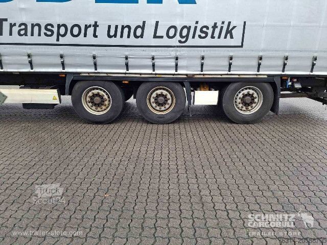 Atvērta puspiekabe ar tentu Krone Curtainsider Standard Staplerhalterung