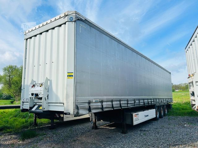 Otevřený návěs s plachtou KRONE Schiebeplanen Auflieger TÜV Neu