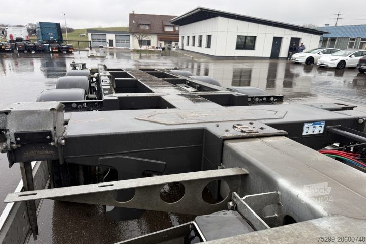 Växelflakssläp Fliegl SDS 380 Containertransport / Swiss-Vehicle