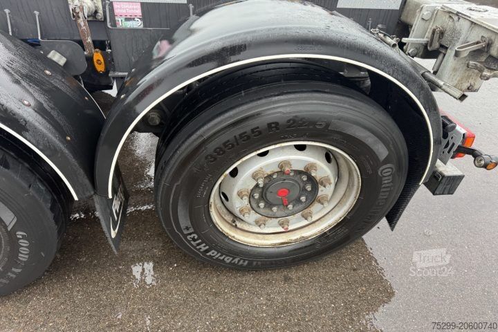 Wissellaadbak oplegger Fliegl SDS 380 Containertransport  / Swiss-Vehicle