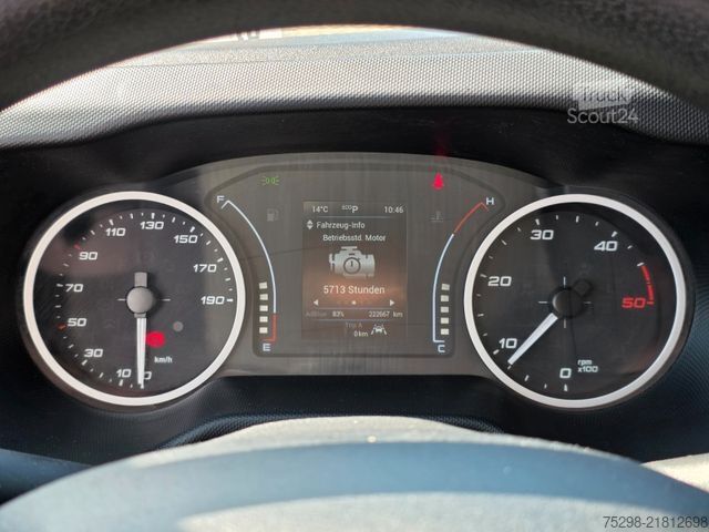 Transporter mit Koffer IVECO Daily 72-180 / Ldbw / 3 Sitzen / Aluklappen / 6D