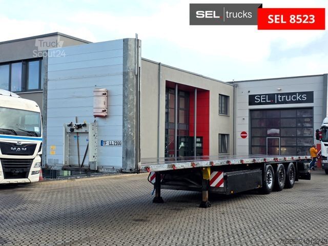 Напівпричіп з робочою платформою SCHMITZ CARGOBULL SCS 24/L 13.62 EB / Liftachse / Ösen