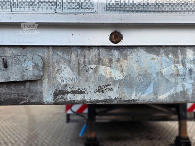 Напівпричіп з робочою платформою SCHMITZ CARGOBULL SCS 24/L 13.62 EB / Liftachse / Ösen