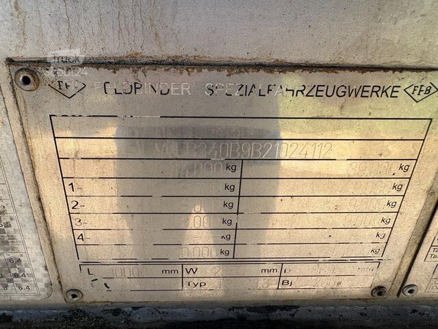 Nádrž Feldbinder TSA 23.3-1 22500 Ltr / Chemie L4CH / NOT CLEANED