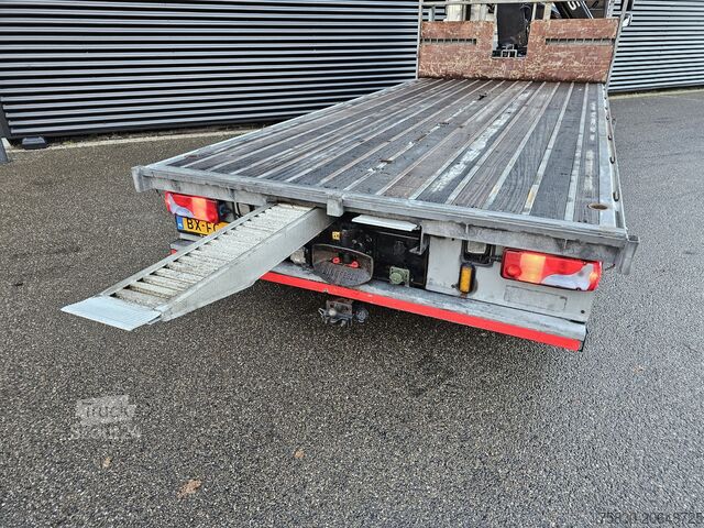 Læsseplatform MAN TGL 12.220 / HIAB CRANE / MACHINE TRANSPORT