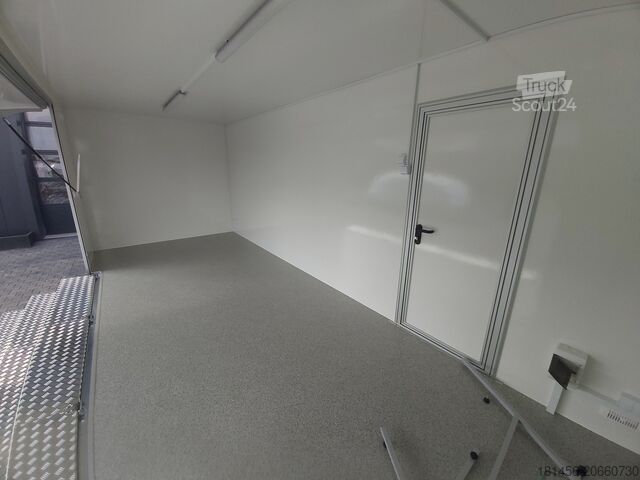 Sales trailer trailershop mobiler Messestand Infostand 600x230cm