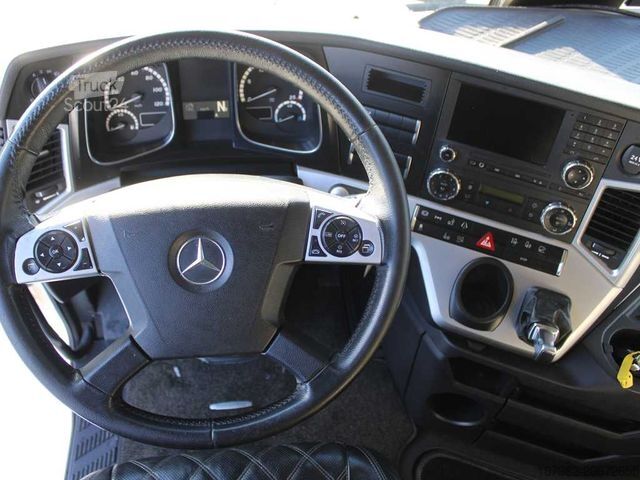 Valníkový nákladní automobil s plachtou MERCEDES-BENZ ACTROS 2553, EURO 6, 6X2, TRANSIT SET + PANAV