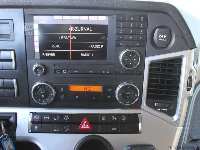 Valníkový nákladní automobil s plachtou MERCEDES-BENZ ACTROS 2553, EURO 6, 6X2, TRANSIT SET + PANAV