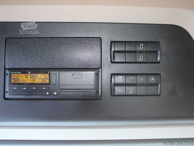 Valníkový nákladní automobil s plachtou MERCEDES-BENZ ACTROS 2553, EURO 6, 6X2, TRANSIT SET + PANAV