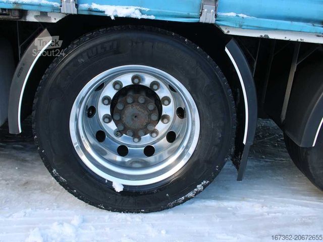 Valníkový nákladní automobil s plachtou MERCEDES-BENZ ACTROS 2553, EURO 6, 6X2, TRANSIT SET + PANAV