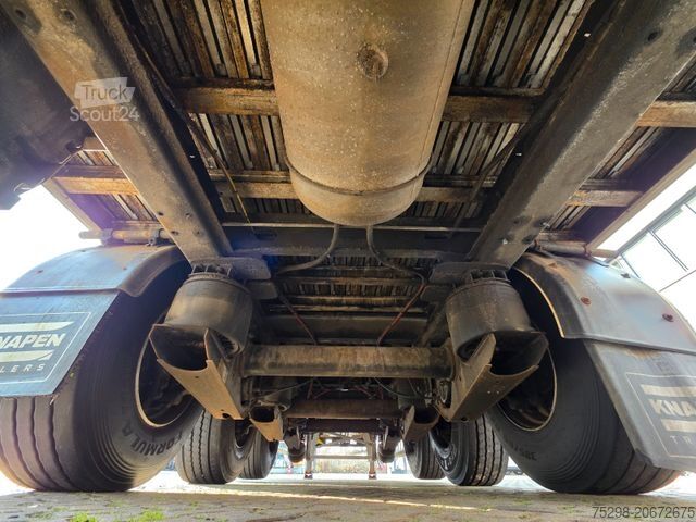 Semi-remorque à plancher roulant KNAPEN K100 / Liftachse