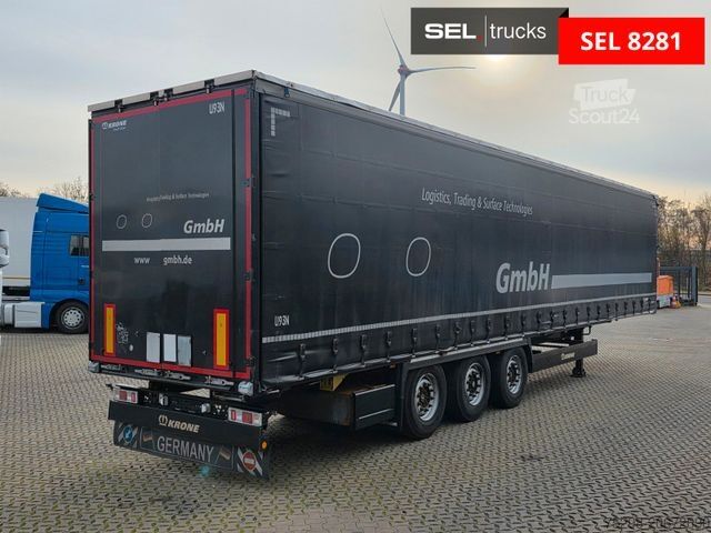 Atvira puspriekabė su tentu KRONE SD / Liftachse / EDSCHA