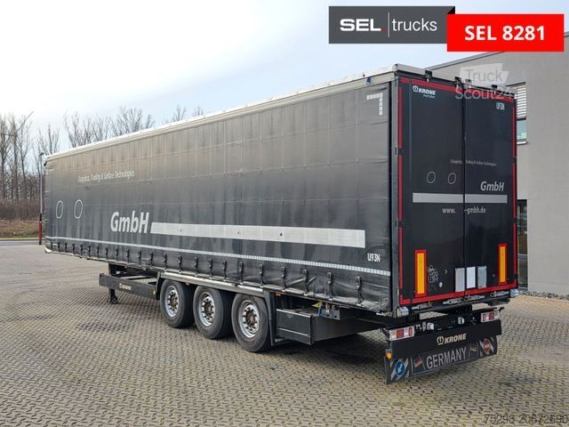 Atvira puspriekabė su tentu KRONE SD / Liftachse / EDSCHA