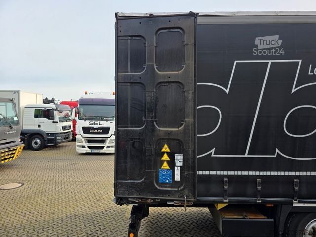 Atvira puspriekabė su tentu KRONE SD / Liftachse / EDSCHA