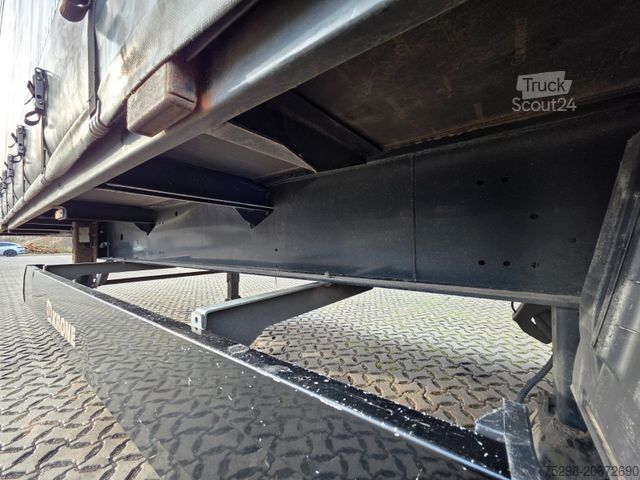 Atvira puspriekabė su tentu KRONE SD / Liftachse / EDSCHA