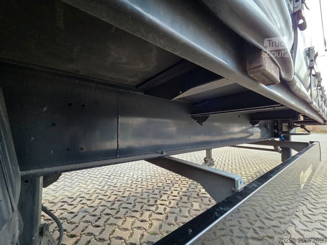 Atvira puspriekabė su tentu KRONE SD / Liftachse / EDSCHA