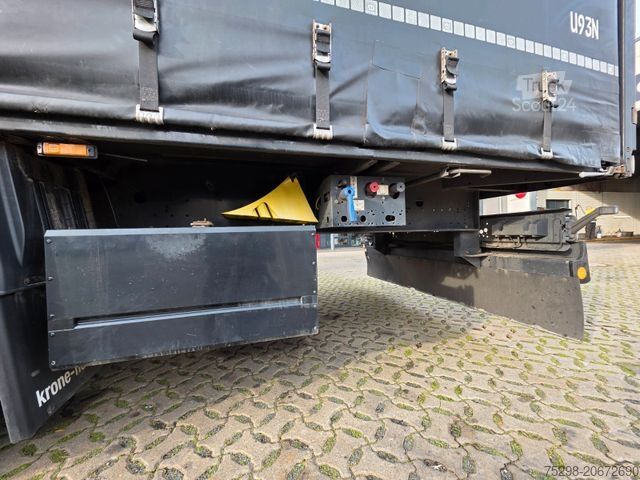 Atvira puspriekabė su tentu KRONE SD / Liftachse / EDSCHA