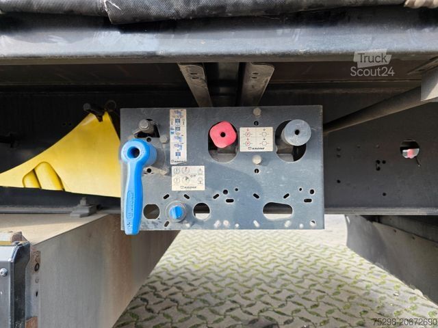 Atvira puspriekabė su tentu KRONE SD / Liftachse / EDSCHA