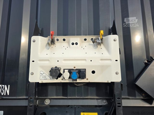 Atvira puspriekabė su tentu KRONE SD / Liftachse / EDSCHA