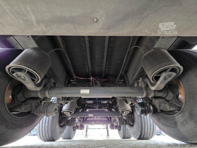 Atvira puspriekabė su tentu KRONE SD / Liftachse / EDSCHA