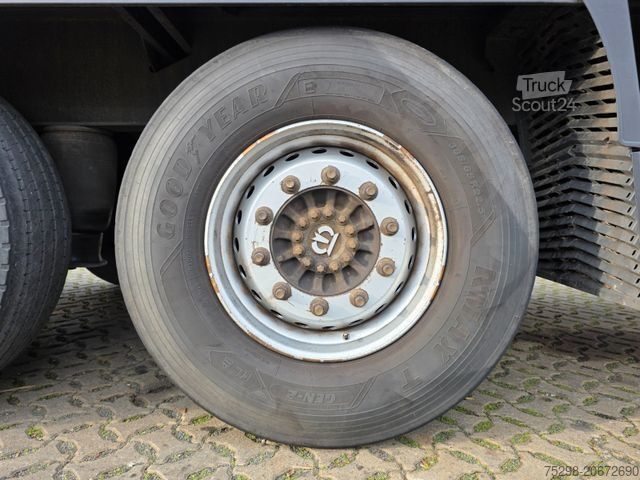 Atvira puspriekabė su tentu KRONE SD / Liftachse / EDSCHA