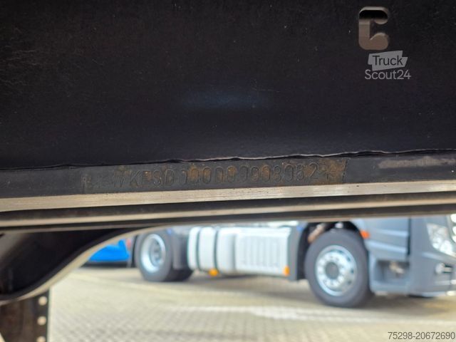 Atvira puspriekabė su tentu KRONE SD / Liftachse / EDSCHA