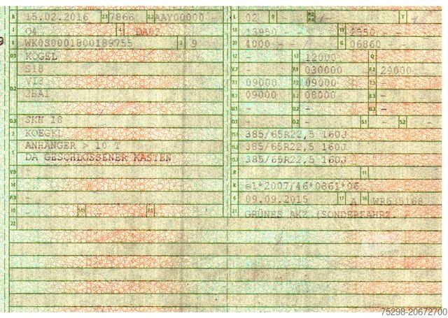 Furgona puspiekabe KÖGEL S18 / Rolltor / Doppelstock / Alubalken