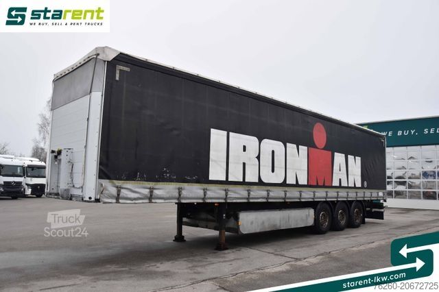 Otevřený návěs s plachtou SCHMITZ CARGOBULL Tautliner Liftachse Palettenkasten Zurrösen