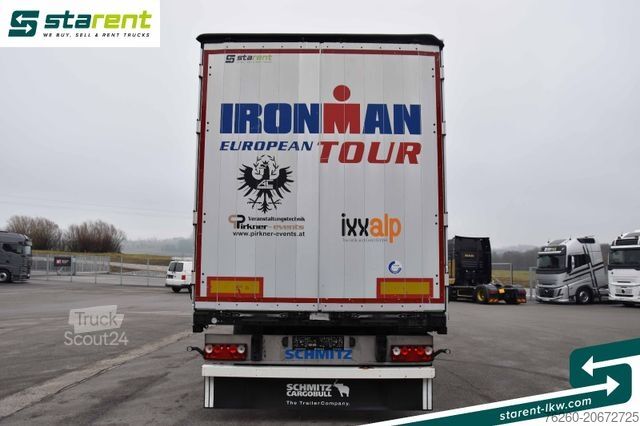 Otevřený návěs s plachtou SCHMITZ CARGOBULL Tautliner Liftachse Palettenkasten Zurrösen