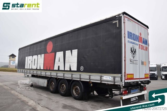 Otevřený návěs s plachtou SCHMITZ CARGOBULL Tautliner Liftachse Palettenkasten Zurrösen