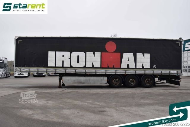 Otevřený návěs s plachtou SCHMITZ CARGOBULL Tautliner Liftachse Palettenkasten Zurrösen