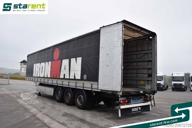 Otevřený návěs s plachtou SCHMITZ CARGOBULL Tautliner Liftachse Palettenkasten Zurrösen