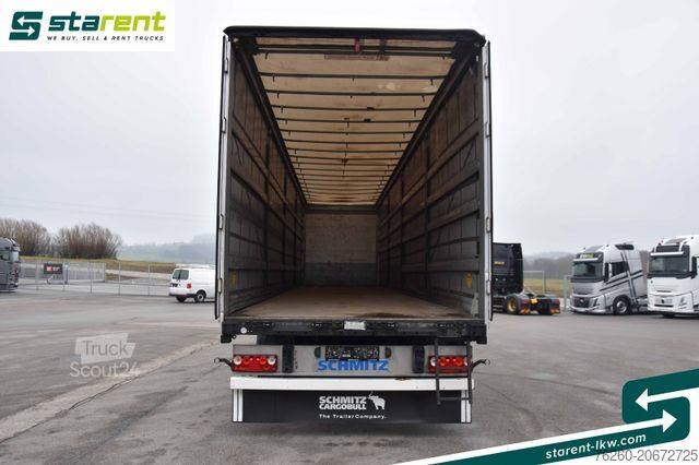 Otevřený návěs s plachtou SCHMITZ CARGOBULL Tautliner Liftachse Palettenkasten Zurrösen
