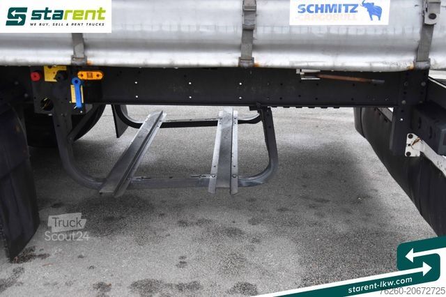 Otevřený návěs s plachtou SCHMITZ CARGOBULL Tautliner Liftachse Palettenkasten Zurrösen
