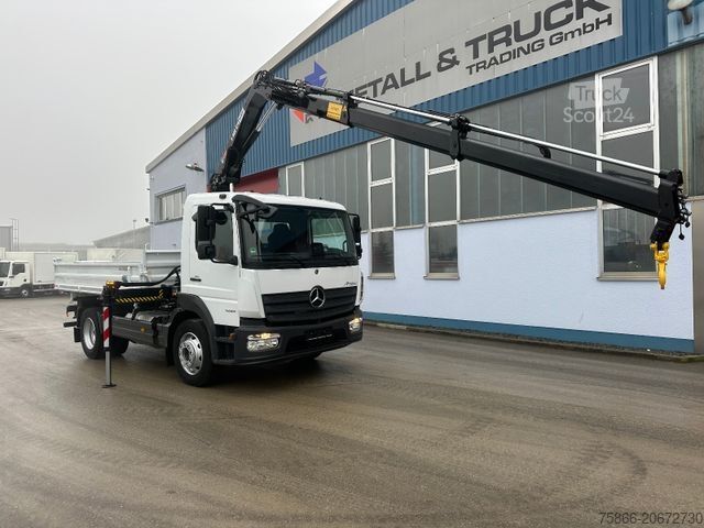 Tresidig tippbil MERCEDES-BENZ 1224 K Atego3 Kipper 3Seiten Hiab 078 HI Duo