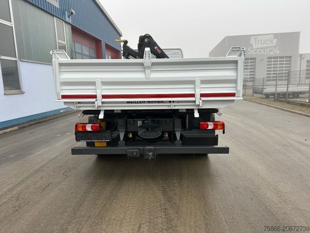 Tresidig tippbil MERCEDES-BENZ 1224 K Atego3 Kipper 3Seiten Hiab 078 HI Duo