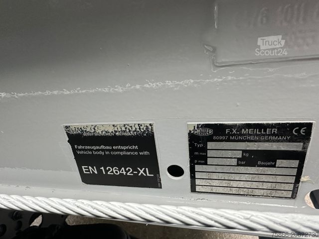 Tresidig tippbil MERCEDES-BENZ 1224 K Atego3 Kipper 3Seiten Hiab 078 HI Duo