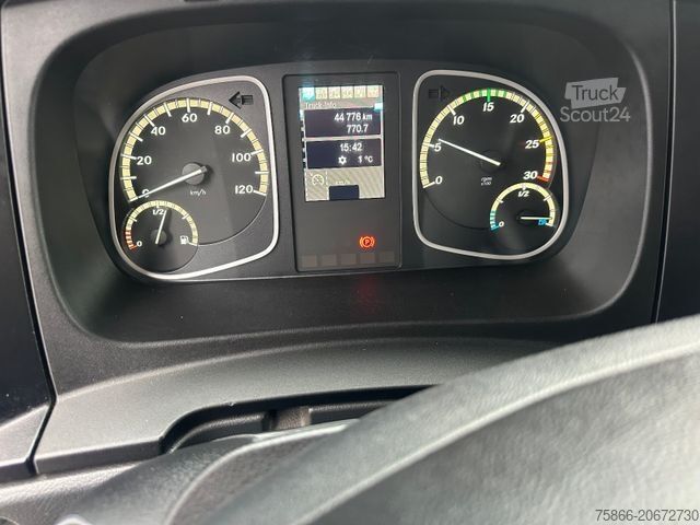 Tresidig tippbil MERCEDES-BENZ 1224 K Atego3 Kipper 3Seiten Hiab 078 HI Duo