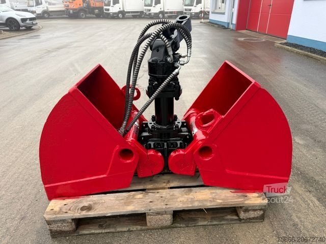 Furgón con grúa montada sobre camión Kinshofer (Hiab) KM604HPX-250 Zweischalengreifer