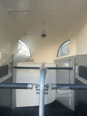 Remorque de transport de chevaux BÖCKMANN Champion 2 Pferdeanhänger Alu 1.Hnd TOP