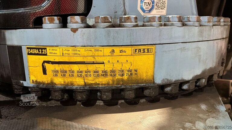 Padrão-SZM DAF XF 530 FTN CRANE/GRUE/KRAN FASSI 545 TM!!